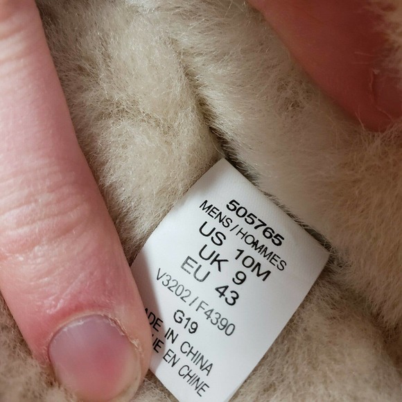 Lands End Mens Suede Leather Moccasin Slippers NWT - Picture 9 of 12